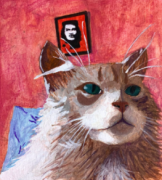 Pintura: Gato de la revolución 