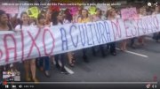 VÍDEO: Milhares de mulheres nas ruas de São Paulo contra Cunha e pelo direito ao aborto