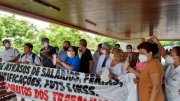 Terceirizados da saúde do RN denunciam situação de fome com salários atrasados