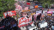 Apesar das provocações e das intimidações, a marcha avança na Argentina