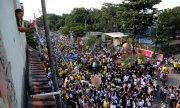 Moradores do Complexo da Maré realizaram marcha contra a violência da polícia racista