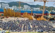 Governo da Coreia do Sul ataca a greve selvagem do Estaleiro Daewoo 