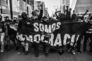 Veja fotos exclusivas da manifestação Antifascista e Antirracismo reprimida no último domingo na Av Paulista