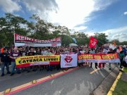 Milhares protestam na ALESP contra as privatizações de Tarcísio