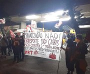 Estudantes apoiam a paralisação dos rodoviários contra a privatização da Carris