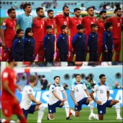 Iranianas no estádio e protesto de jogadores de Inglaterra e Irã furando o bloqueio da FIFA marcam o segundo jogo da Copa