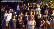 Estudantes brasileiros em apoio a luta por educação no Uruguai
