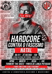 Natal: Festival Anti-Fascista de Hardcore movimenta a Cidade Alta 