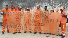 Garis do Rio protestam no 15M apesar de seu sindicato que não paralisou