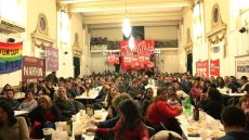 No 1 de maio, ato internacionalista em Córdoba se posiciona contra o golpe no Brasil