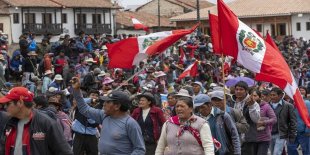 Continuam os protestos no sul do Peru contra o governo golpista de Dina Boluarte