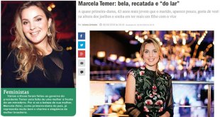 A figura de Marcela Temer e a ideia de que o ‘lugar da mulher não é na política'