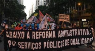 Quando os sindicatos irão organizar a luta contra a reforma administrativa?