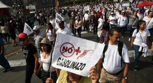 Governo mexicano quer reprimir os protestos sociais contra o ajuste