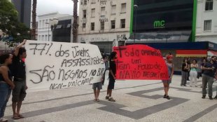 Juventude marcha contra o genocídio do povo negro em Campinas