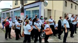 Pelo segundo dia seguido, rodoviários de Vitória-ES cruzam os braços contra atraso de salários