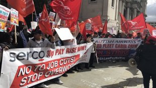 Londres: greves e protestos contra os baixos salários 