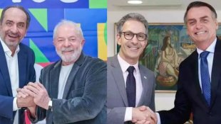 Bolsonaro busca apoio de Zema, enquanto Lula fecha aliança com mais um inimigo de classe