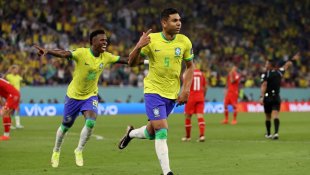 Brasil vence jogo complicado contra a Suíça, e sem Neymar garante a vaga nas oitavas com golaço de Casemiro
