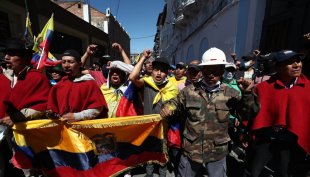 O presidente Lasso rompeu o diálogo com os líderes do protesto indígena no Equador