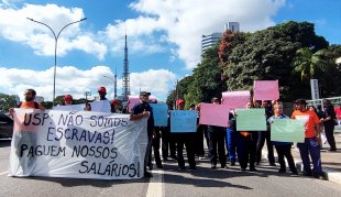 Trabalhadoras terceirizadas da USP dão exemplo e arrancam o pagamento dos salários com sua luta