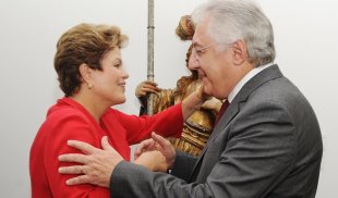 Afif participa de cerimônia com Dilma e diz que eles 'estarão juntos'