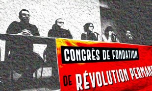 Abertura do Congresso da Révolution Permanente: presentes diversas personalidades da luta anti-racista, dirigentes operários, artistas e representantes internacionais