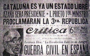 Há 83 anos, em 6 de Outubro de 1934, era proclamado o Estado Catalão por apenas 10 horas