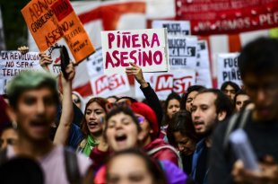 Atos pelo país manifestam apoio à luta no Chile