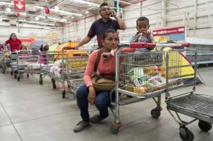 A carestia de vida aflige a Venezuela
