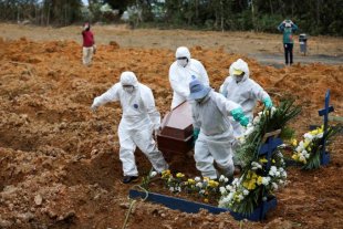 1.972 mortes, mais um recorde da tragédia sanitária de Bolsonaro e do regime golpista