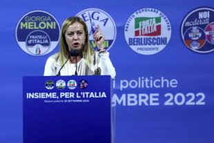 Na Itália as sondagens dão como vencedora a ultradireitista Georgia Meloni