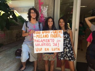 Estudantes da Letras USP apoiam os trabalhadores da Mecano Fabril