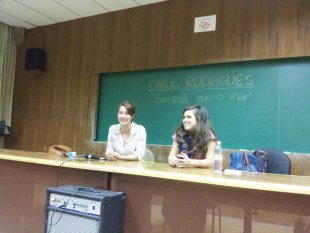 Debate com Carol Rodrigues na faculdade de Letras da USP: Mulheres na literatura e na política