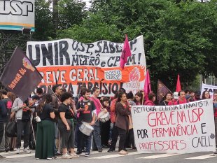 Estudantes grevistas da USP saem às ruas para se unir com Metrô, CPTM e Sabesp contra ofensiva privatista