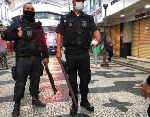 Manifestação antirracista foi reprimido pela PM no interior do Rio