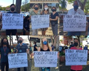 Funcionários e estudantes da Unicamp expressam apoio a greve de terceirizadas
