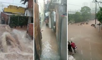 “Perdemos tudo” A destruição das chuvas também chegou na favelas São Remo e no Riacho Doce